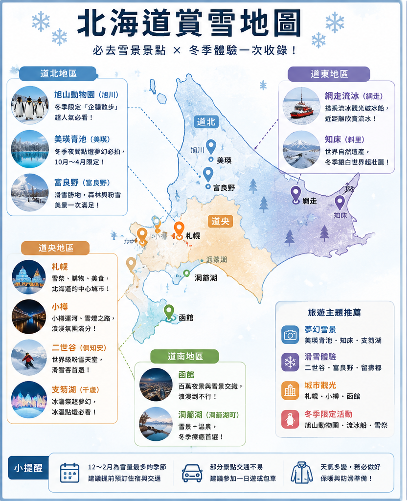 北海道幾月開始下雪